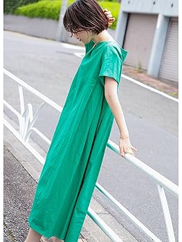 Amazon.co.jp: [レイビームス] ワンピース 麻混 バックタック